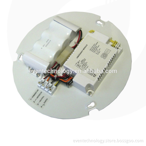 Emergency module/ emergency back up gear tray/battery pack for round circle 2D led lamp